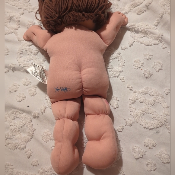 Original Cabbage Patch Doll 1978 - 1982 Long Brown Hair/ Eyes Signed Mint:No box - Picture 7 of 16